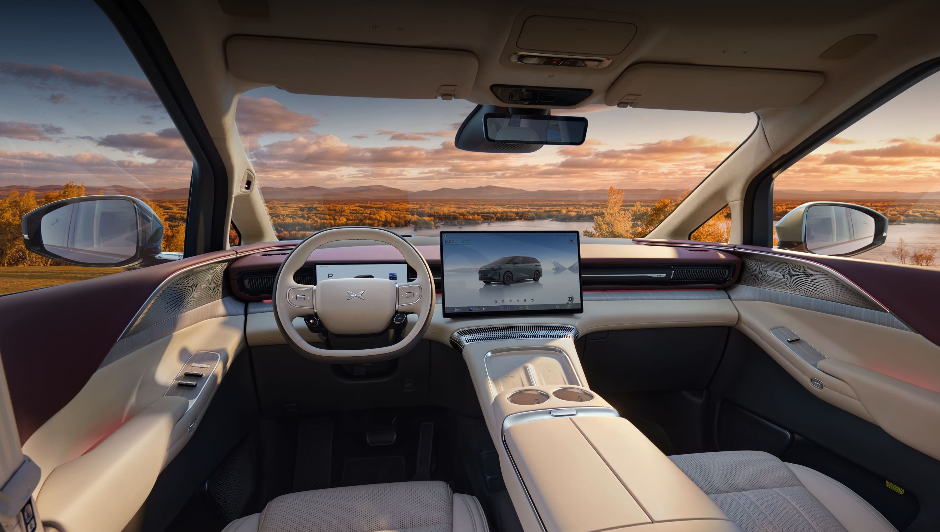 Електромобілі X-Peng X9 PHEV з Китаю 360